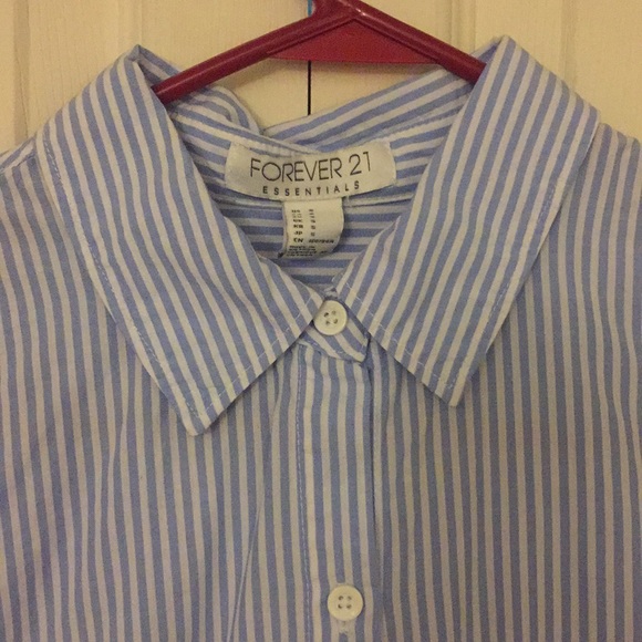 Striped button down blouse - Picture 2 of 3